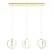 Afx Lock 3 Light Linear Pendant, Medium Base 120V, Satin Brass LCKP09L30D1SBLNR3 - alternate 1